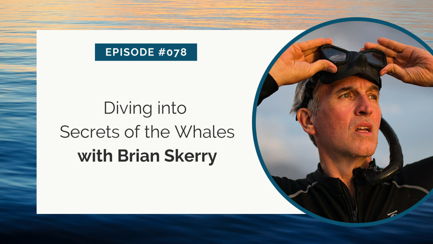 Man with binoculars featured in "episode #078 - diving into secrets of the whales with brian skerry.